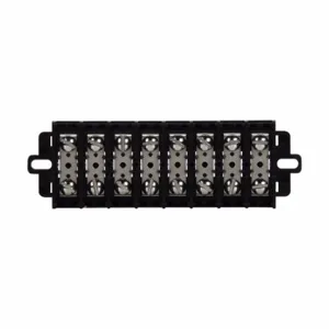 BUSSMANN KU12 Terminal Block, Gauge 22AWG - 6AWG, 60A, Thermoplastic, 50 Pack | BC8LFG