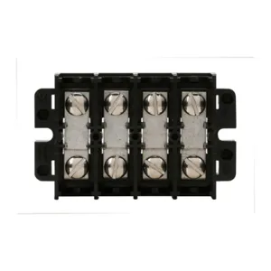 BUSSMANN KUXRL12 Terminal Block, Gauge 22AWG - 6AWG, 60A, Thermoplastic, 50 Pack | BC7TZJ