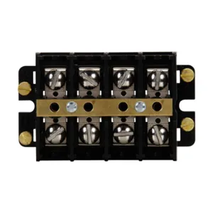 BUSSMANN KUXRL2-BP Barrier Terminal Block, With Brass Philslot Screw | BC8TMU