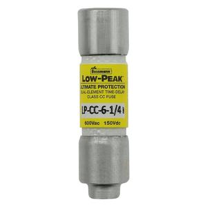 BUSSMANN LP-CC-6-1/4 Sicherung, 6.25 A, Standard, 600 V, Melaminrohr | AA9FNF 1CX64
