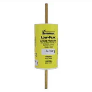 BUSSMANN LPJ-125SP Low Peak Fuse, 125 A | AE8QTC 6F370