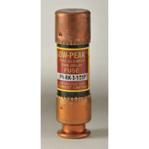 BUSSMANN LPN-RK-3-1/2SP Fuse Rk1 Lpn-rk-sp 3-1/2a 250vac/125vdc | AA9HXU 1DH07