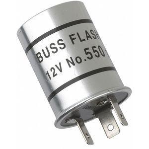 BUSSMANN NO.550 Automotive Flasher 12v Silver | AE4GKN 5KDK1