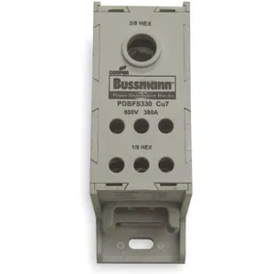 BUSSMANN PDBFS330 Distribution Block, 380 A, 600 V | AD3HNH 3ZJA5