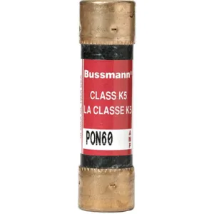 BUSSMANN PON60 Low Voltage Fuse 60a Pon 250vac | AC9QFZ 3HZ75