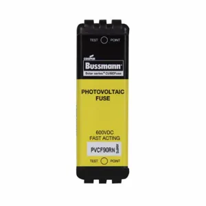 BUSSMANN PVCF90RN Midget Fuse, Fast Blow, 90A, 600VDC, 6 Pack | BD4RRU