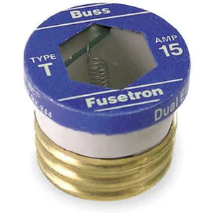 BUSSMANN T-1-8/10 Fuse 1-8/10a T 125vac Screw-in Pack Of 4 | AA9GBQ 1CZ51