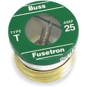 BUSSMANN T-5 Fuse 5a T 125vac Screw-in Pack Of 4 | AA9GCD 1CZ68