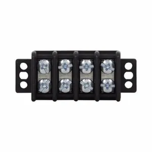 BUSSMANN TB345-03SP Barrier Terminal Block, 45 A, 600 V, Thermoplastic | BD3HMA