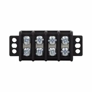 BUSSMANN TB345-06 Barrier Terminal Block, 45A, 600V | BD4UAN