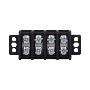 BUSSMANN TB345-12SP Barrier Terminal Block, 45 A, 600 V, Thermoplastic | BC9CMT