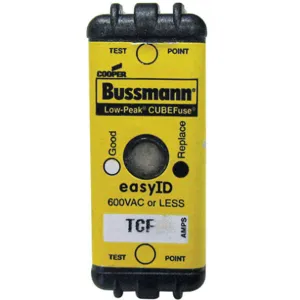 BUSSMANN TCF17-1/2 Fuse 17-1/2a Class J Tcf 600vac/300vdc | AB8XGQ 2ABZ8