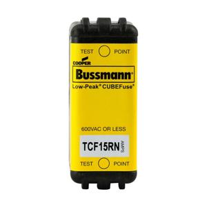 BUSSMANN TCF15RN Industrial & Electrical Fuse, 15A, 600VAC | BC8ZQU