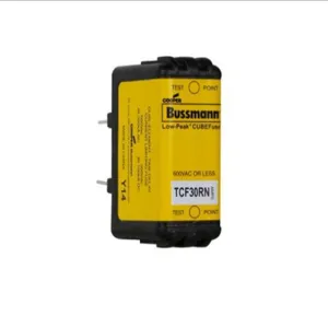 BUSSMANN TCF30RN Class CF Fuse, Industrial, 600VAC/300VDC, 30A, Square Body Blade Fuse | BD4YJH