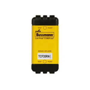 BUSSMANN TCF35RN Midget Fuse, Slow Blow, 35A, 600VAC | BC8VBB