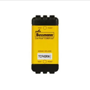 BUSSMANN TCF45RN Class CF Fuse, Industrial, 600VAC/300VDC, 45A, Square Body Blade Fuse | BD3QXU