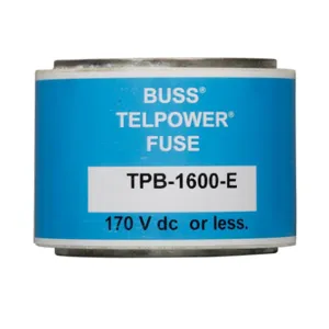 BUSSMANN TPB-1200-E Telecom Power Fuse, Fast Blow, 1.2kA, 170VDC | BD2WHV