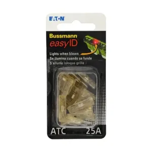 BUSSMANN VP/ATC-25ID Automotive Fuse, 25A, 32VDC | BC7YFY