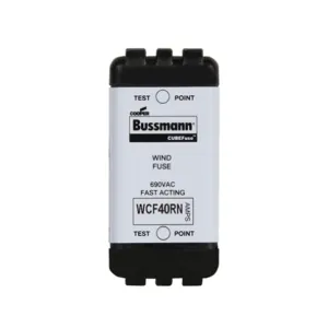 BUSSMANN WCF40RN Fuse, Fast Blow, 40A, 690VAC | BD4LEB