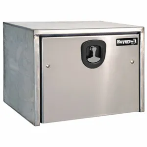 BUYERS PRODUCTS 1702600 Truck Box, Stainless Steel, Silver, Drop Door, 4.5 cubic feet | CE9DEM 55MX39