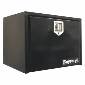 BUYERS PRODUCTS 1703300 Truck Box, Steel, Black, Drop Door, 3.1 cubic feet | CE9DEK 55MX46