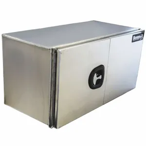 BUYERS PRODUCTS 1705445 Truck Box, Stainless Steel, Silver, Drop Door, 20 cubic feet | CE9DEN 55MX40