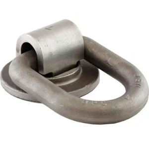 BUYERS PRODUCTS B51 D-Rings Gray 4x3 Inch Steel | AH2MGE 29UZ64