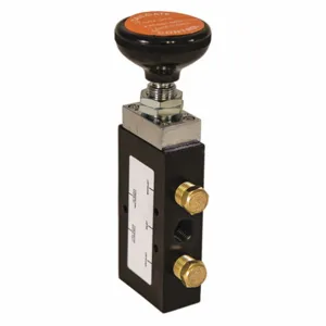 BUYERS PRODUCTS BAV020 Manual Air Valve, Black, Steel | CE9XWZ 55MX14