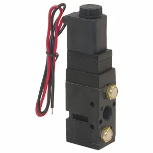 BUYERS PRODUCTS BAV050SA Solenoid Air Valve, Black, Steel | CE9GAC 55MX15