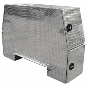 BUYERS PRODUCTS BP825524 Backpack Truck Box, Aluminium, Silver, Drop Door, 62.6 cubic feet | CF2PVZ 55MX35