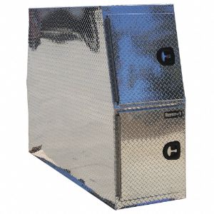 BUYERS PRODUCTS BP855924 Backpack Truck Box, Aluminium, Silver, Drop Door, 69.7 cubic feet | CF2PVY 55MX37