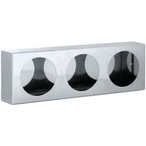 BUYERS PRODUCTS LB6183SST Triple RoundLight Box 6 x 20-1/2 x 3 Inch Stainless Steel | AH2MFZ 29UZ58