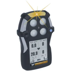 BW TECHNOLOGIES QT-XWHM-R-B-OE Gas Detector O2/lel/h2s/co Rechargeable Oe 2-pin Uk Plug Black | AB7JYG 23N148