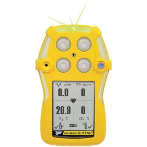 BW TECHNOLOGIES QT-XWHO-R-Y-NA Multi-gas Detector 3 Gas -4 To 122f Lcd | AE7QNP 5ZYY4