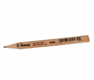 CH HANSON 10234 Bleistift aus rohem Lindenholz, harte Mine, 12 Stück | CD6LNU