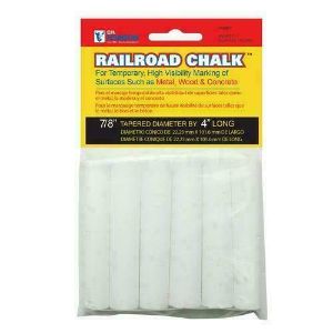 CH HANSON 10467 White Railroad Chalk, 6 Pieces | CH3TKQ