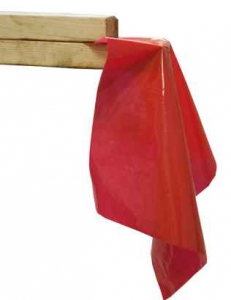 CH HANSON 10490 Warnflaggenrolle für Bauholz, Rot, 12 x 12 Zoll Größe, 300 Stück | CD7BVV