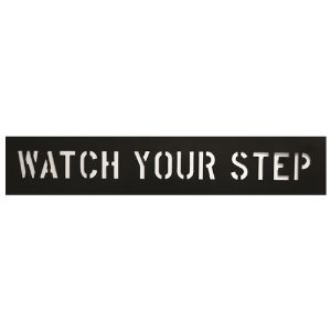 CH HANSON 12420 Schablone, Watch Your Step, 3 Zoll Zeichengröße | CH3TLY