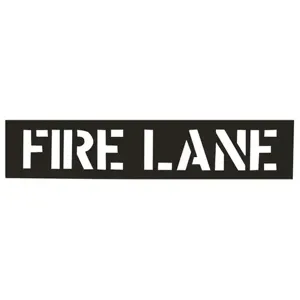 CH HANSON 12432 Stencil, Fire Lane, 12 Inch Character Size | CH3TMC