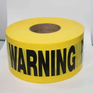 CH HANSON 15016 Barricade Tape, Yellow, Warning Restricted Area, 3 Inch Size, 1000 Feet Length | CD6LDA