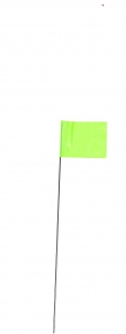 CH HANSON 15067 Fluorescent Marking Flag, Lime, 15 Inch Size, 10 Pieces | CD7BXA