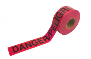 CH HANSON 15129 Barricade Tape, Yellow, Danger, 3 Inch Size, 1000 Feet Length | CD6LEH
