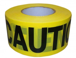 CH HANSON 16004 Barricade Tape, Yellow, Caution Do Not Enter, 3 Inch Size, 1000 Feet Length, 2 Mil | CD6LEV