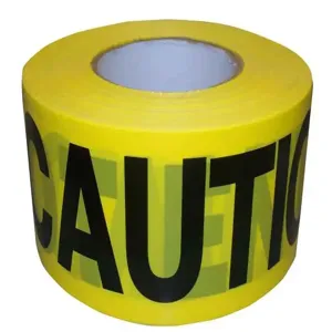 CH HANSON 19004 Barricade Tape, Yellow, Caution Do Not Enter, 3 Inch Size, 1000 Feet Length | CD6LGM