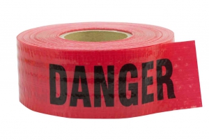 CH HANSON 16031 Barricade Tape, Yellow, Danger, 3 Inch Size, 500 Feet Length, 5 Mil | CD6LFA