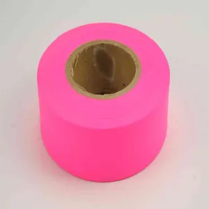 CH HANSON 17003-1 Fluorescent Flagging Tape, Pink, 1 Inch Size, 150 Feet Length | CD6LKN