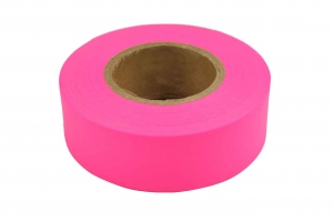 CH HANSON 17028 Standard Flagging Tape, Pink, 1-3/16 Inch Size, 300 Feet Length | CD6LFY