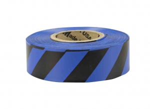 CH HANSON 17064 Standard-Flaggenband, blau, schwarze Streifen, 1-3/16 Zoll x 300 Fuß | CD6LGF
