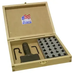 CH HANSON 27783 Type Marking Kit, 1/4 Inch Character Size, 48 Pieces | CH3TVH