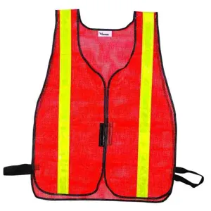 CH HANSON 55125 Safety Vest With Reflective Stripes, Orange | CD6LHW